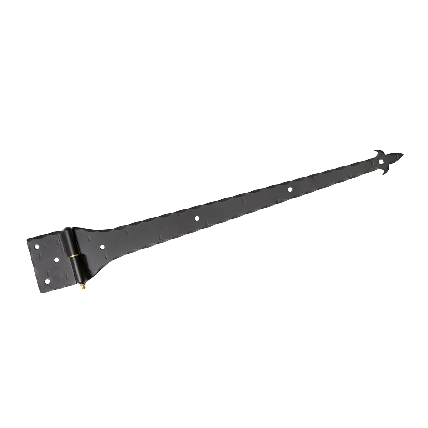 Fleur De Lis End Iron Strap Hinge