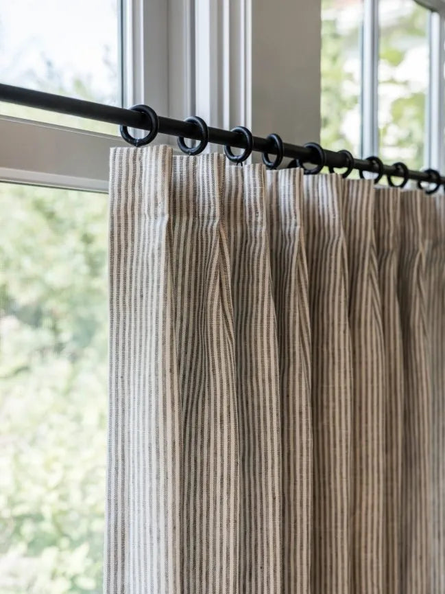 Cafe Iron Curtain Rod