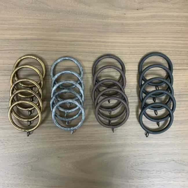 Anillo de cortina de 2,5 pulgadas con ojal