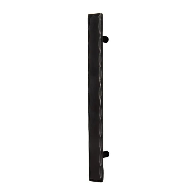 Poignées d'armoire à barre plate en fer martelé