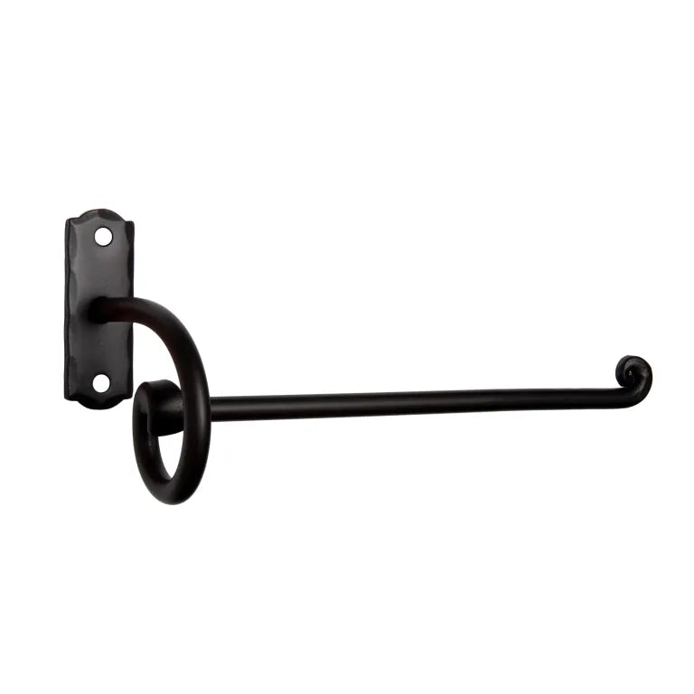 Porte-serviettes en fer forgé à la main (à droite)