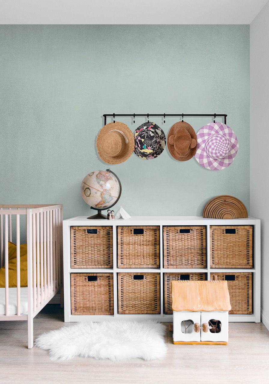 Iron Hat Rack
