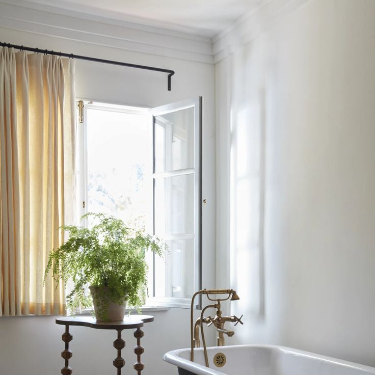 Cafe Iron Curtain Rod