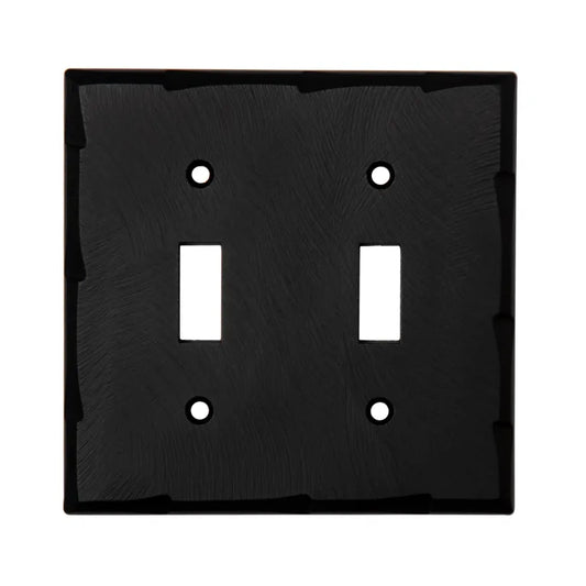 Toggle style 2 Gang Switch Plate