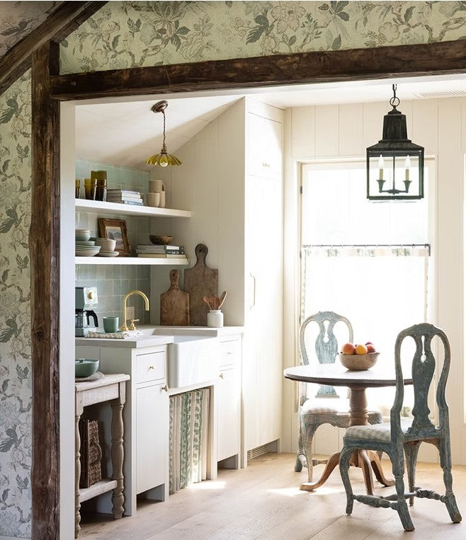 Barra de cortina de hierro para cafetería