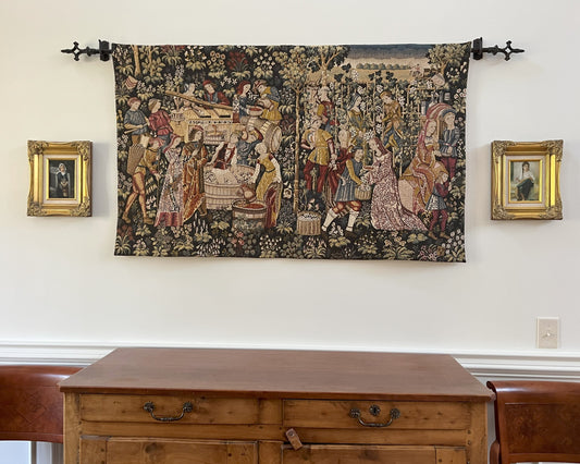 Tringle à rideau en tapisserie