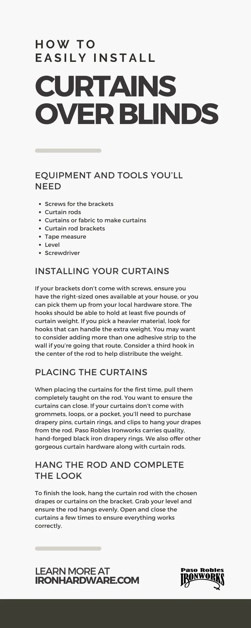 How To Easily Install Curtains Over Blinds