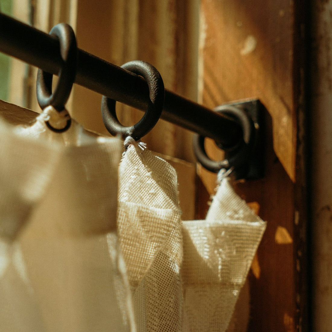 Wrought Iron Drapery Rings