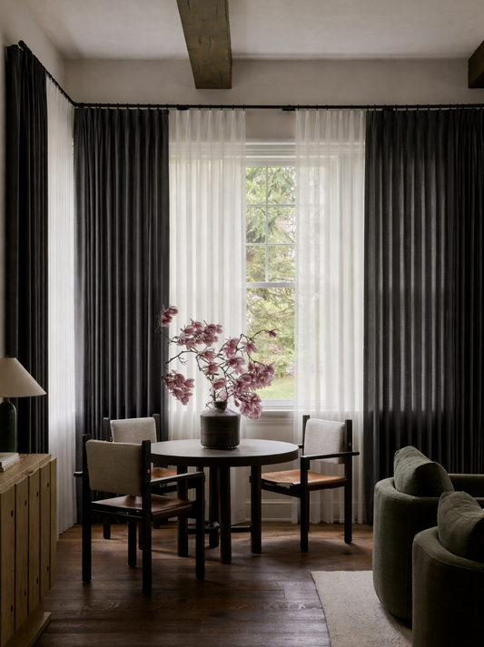 Double Corner Standard Curtain Rod