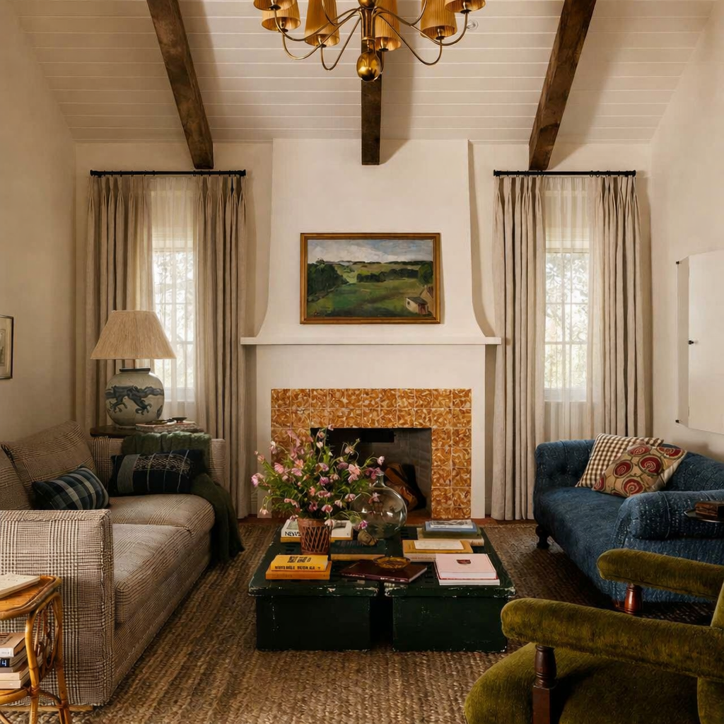 Double Standard Curtain Rod