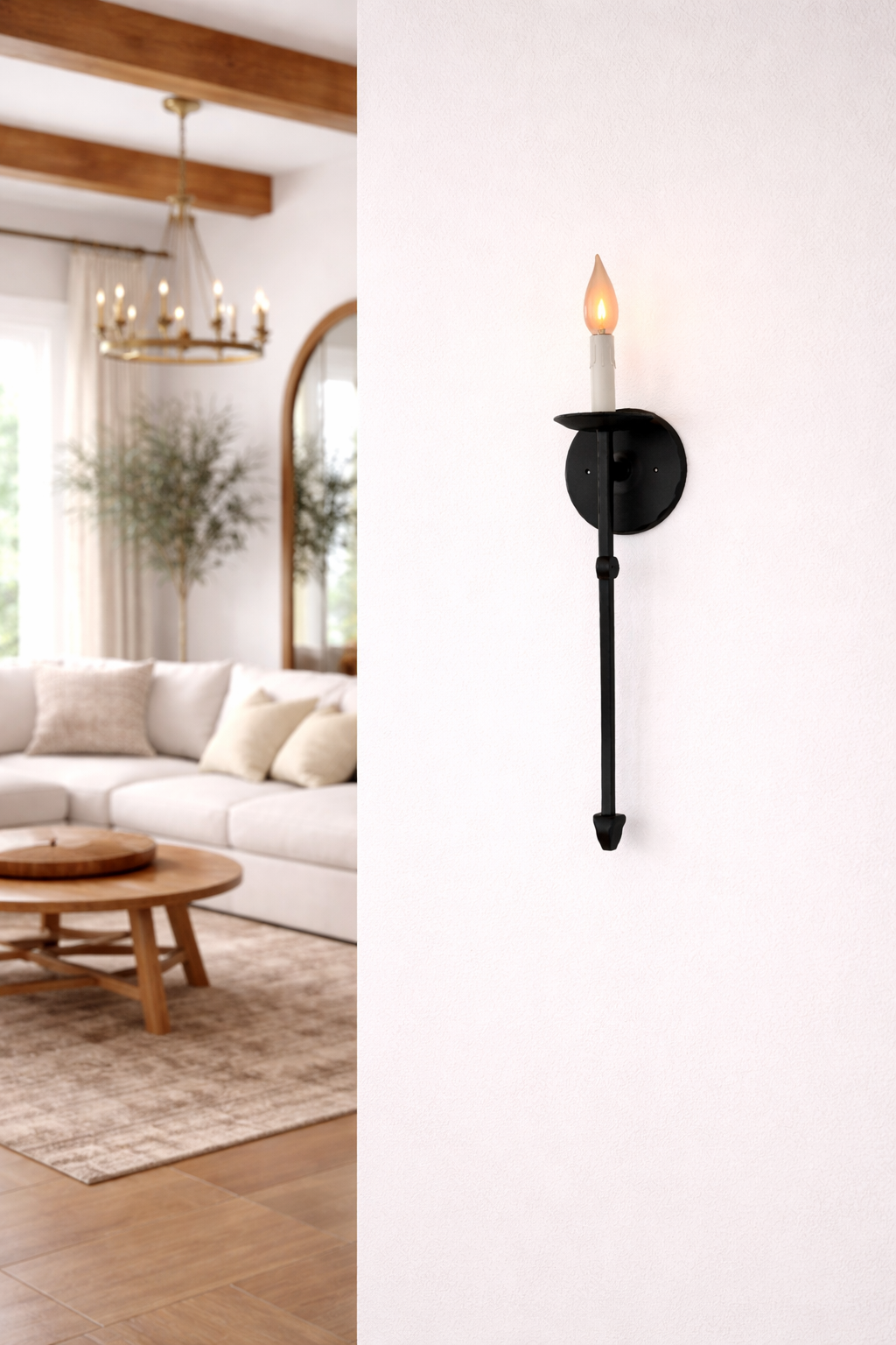 Applique murale toscane à une lumière