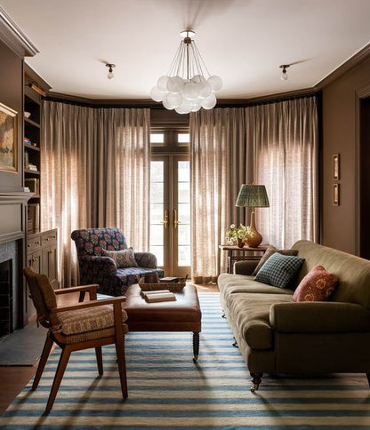 Double Bay Window Curtain Rod