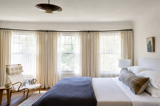 Double Bay Window French Return Rod