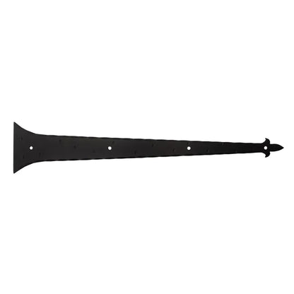 Fleur De Lis End Iron Strap Hinge