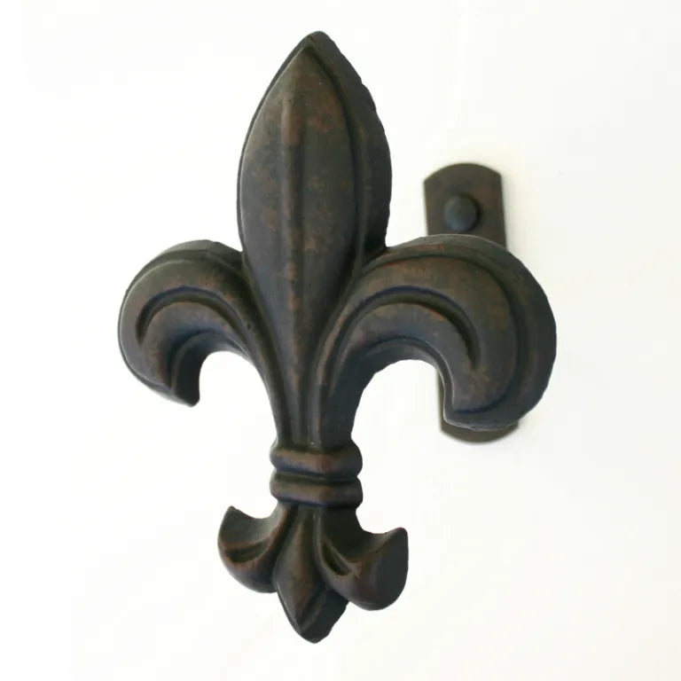Fleur De Lis Medallion Tie Back