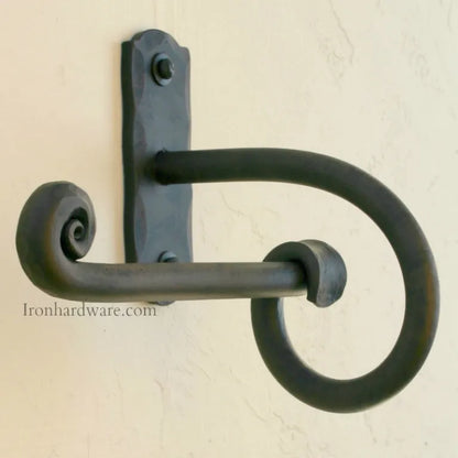 Hand Forged Wrought Iron Tissue Roll Holder (right)