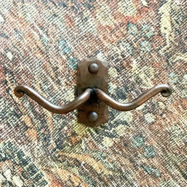 Hand Forged Wrought Iron Towel Hook