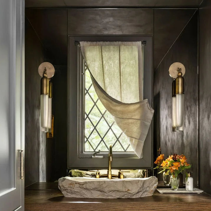 Cafe Iron Curtain Rod