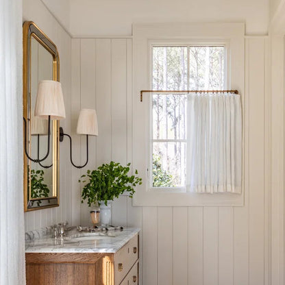 Cafe Iron Curtain Rod