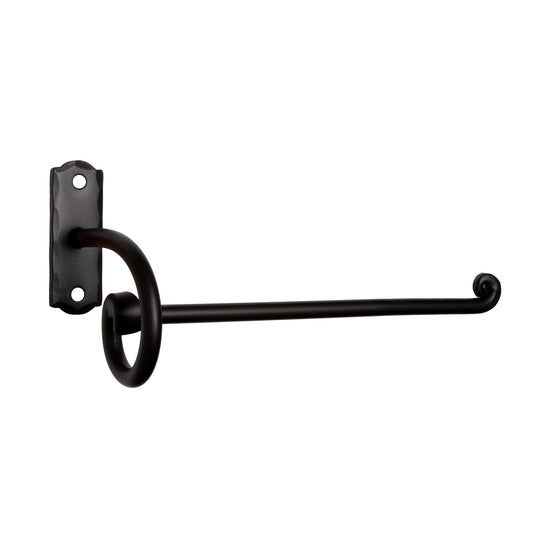 Hand Forged Wrought Iron Hand Towel Bar (right)