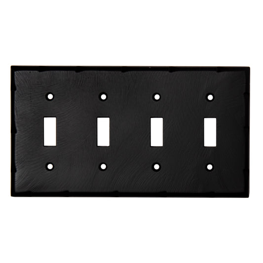 Toggle Style 4 Gang Switch Plate
