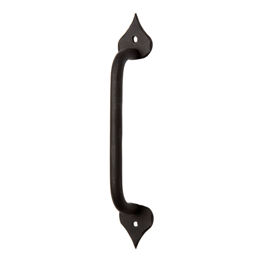 Wrought Iron Cabinet Pull with Spade Ends