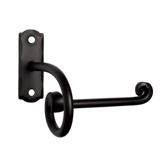 Hand Forged Wrought Iron Tissue Roll Holder (left)