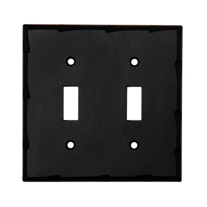Toggle style 2 Gang Switch Plate
