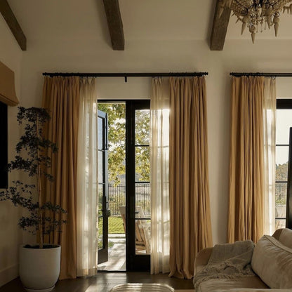 Double Iron Standard Curtain Rod
