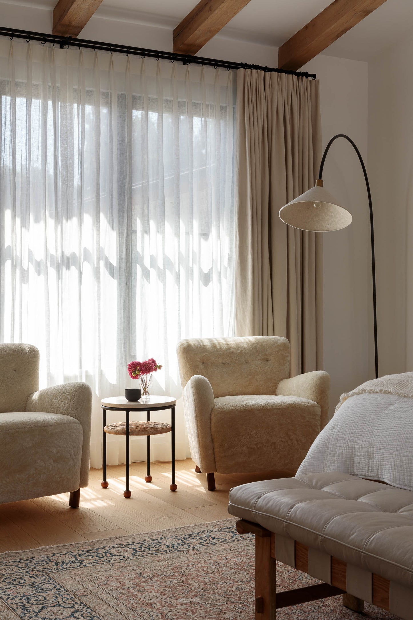 Double Corner Standard Curtain Rod