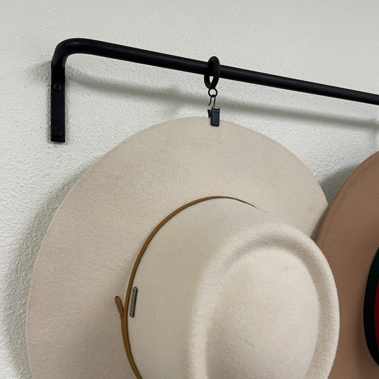 Handmade Iron Hat Rack