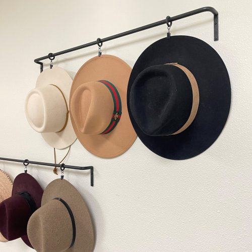 Handmade Iron Hat Rack